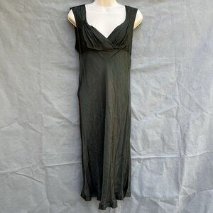 Manilla Grace Dark Green Sweetheart Neckline Wedding Guest Cocktail Dress Size M